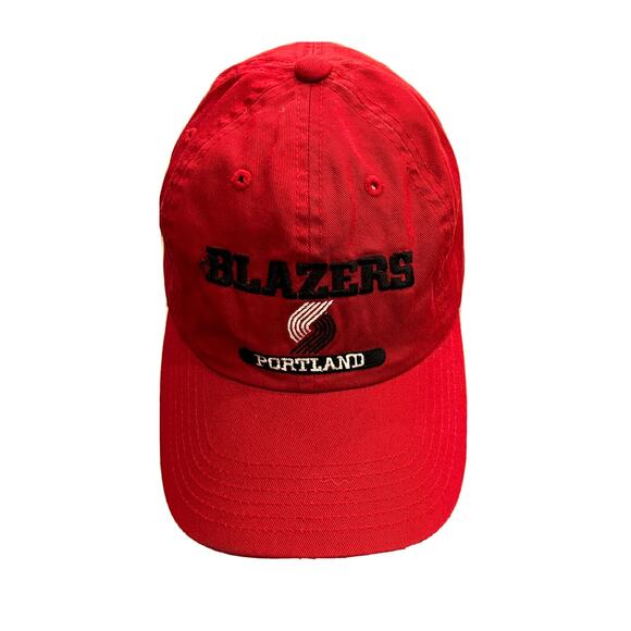 Twins Enterprise Portland Trailblazers NBA Mens Red Adjustable Strapback Hat Cap - Picture 1 of 8